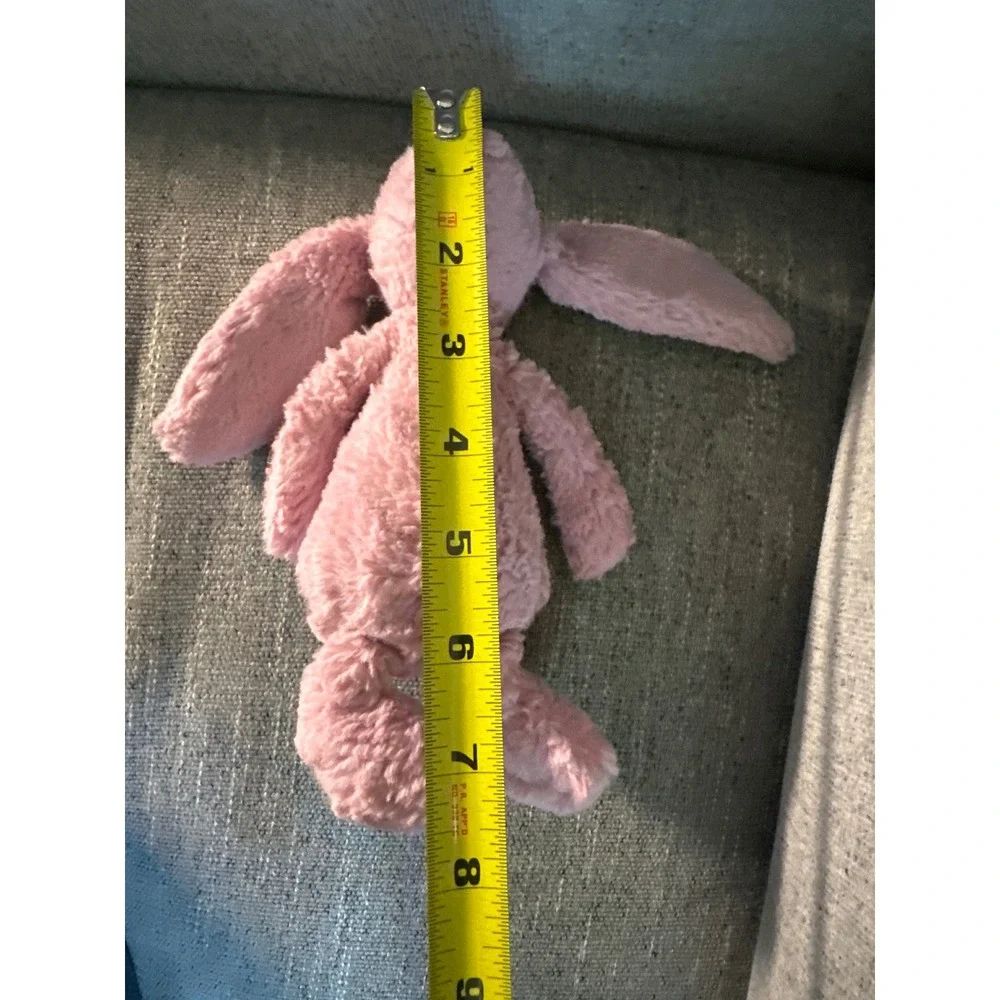 Jellycat‎ London Pink Rose tulip Bashful Bunny Plush Stuffed Animal Rabbit